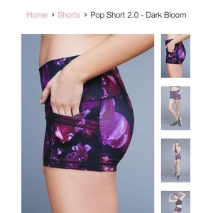 NWOT Popflex Darkbloom Shorts (6)